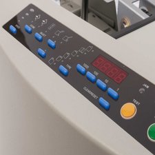 Multifunktionales Bediendisplay für eine einfache Auswahl der gewünschten Falzarten